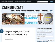Tablet Screenshot of catholicsat.com